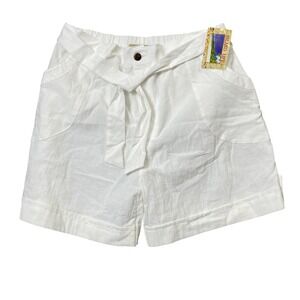 Island Life XXL (check measurements) White New w/ Tags 100% Cotton Zip Button Ti